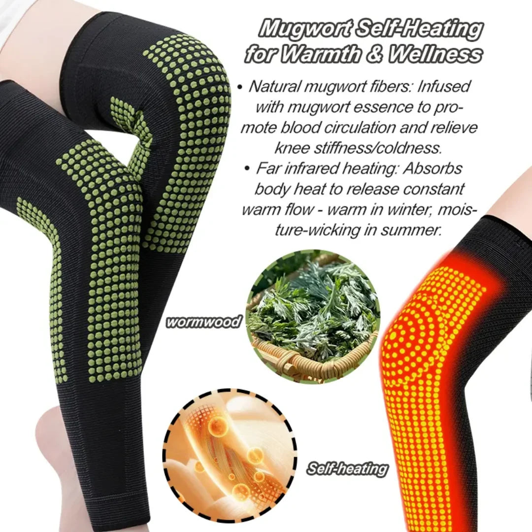 Elastic Knee Sleeve – Non-Slip Sports Leg Support (Single Piece)