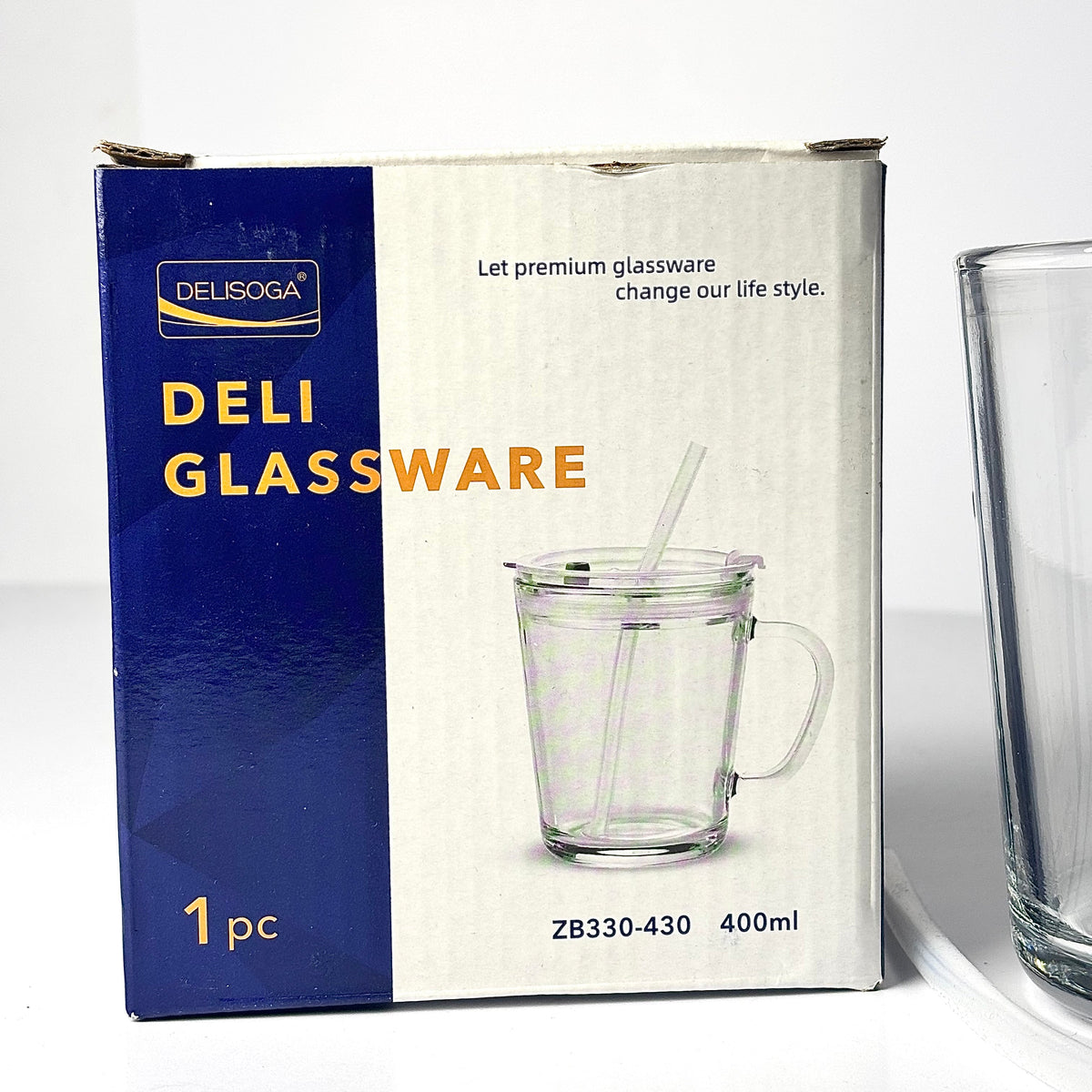 1 pcs Air-tight juice mug with straw & lid