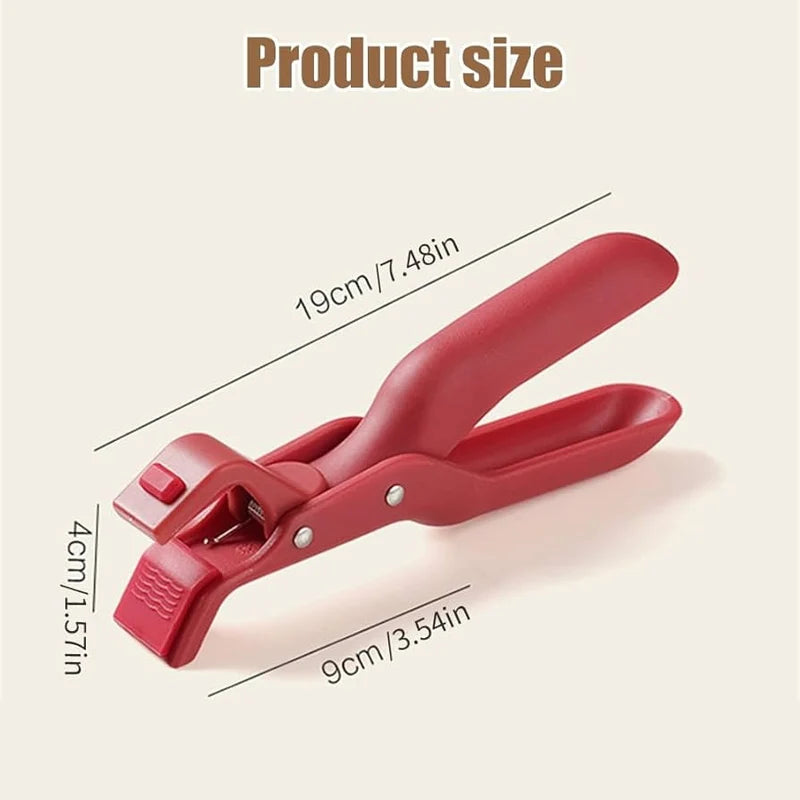 Anti-Scald Bowl & Dish Gripper – Heat-Resistant Silicone Cooking Tongs