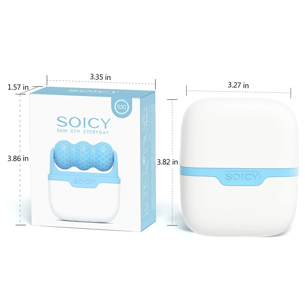 Dual Roller Face Ice Roller – Cooling Facial Massager