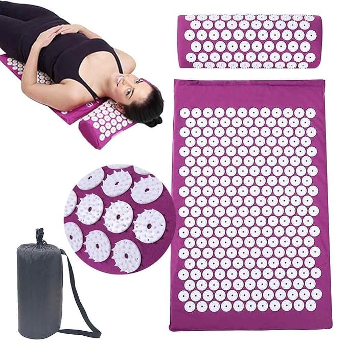 Acupressure Mat & Pillow Set – Full Body Relaxation Mat
