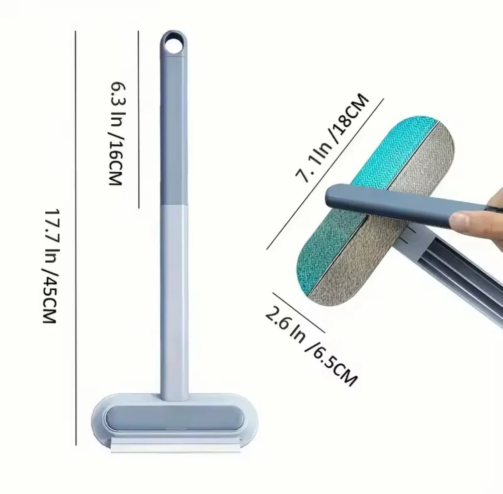 3-in-1 Long Handle Window & Multi-Surface Cleaning Brush