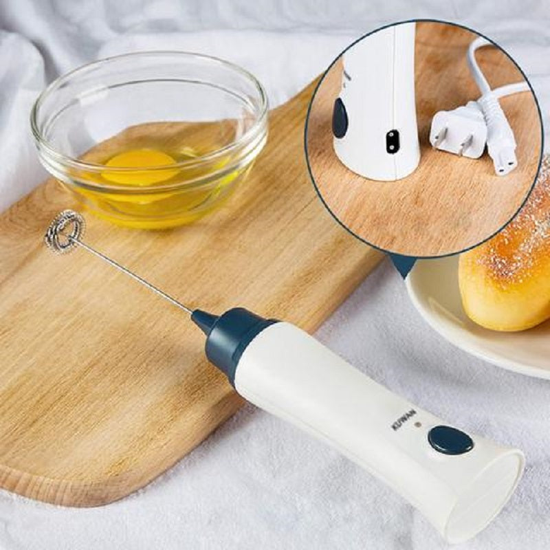 Rechargeable Handheld Electric Coffee Mixer – Milk & Egg Frother