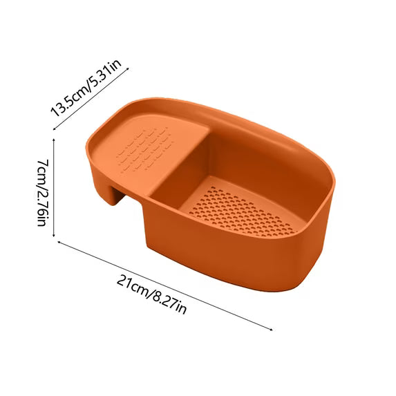 Collapsible Silicone Colander – Expandable Sink Strainer & Pasta Drainer