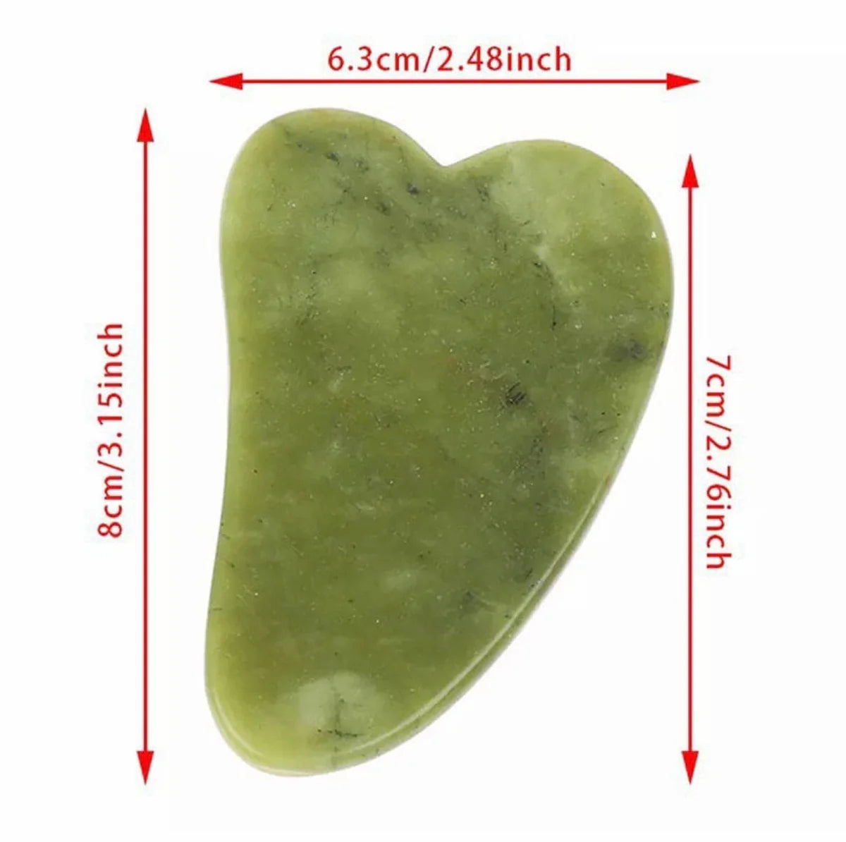 Jade Roller & Gua Sha Facial Massage Set – Dual-Sided Face Roller