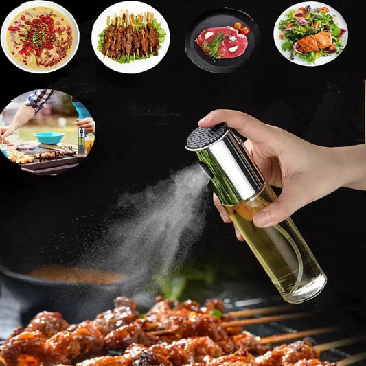 Glass Olive Oil Sprayer – Graduated Mist Pump Dispenser Bottle