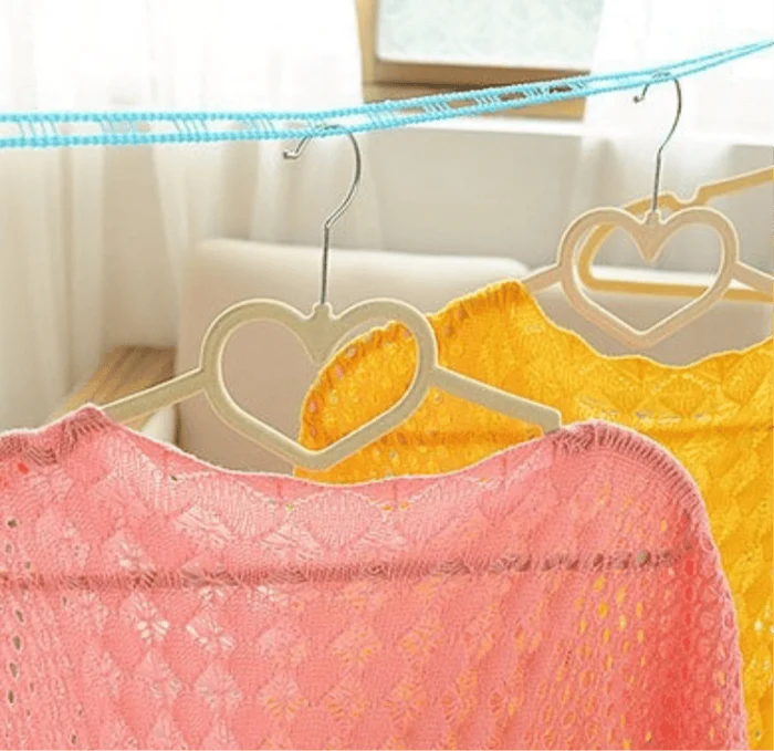 Retractable Windproof Clothesline – 3 Meter Grid Design Drying Rope