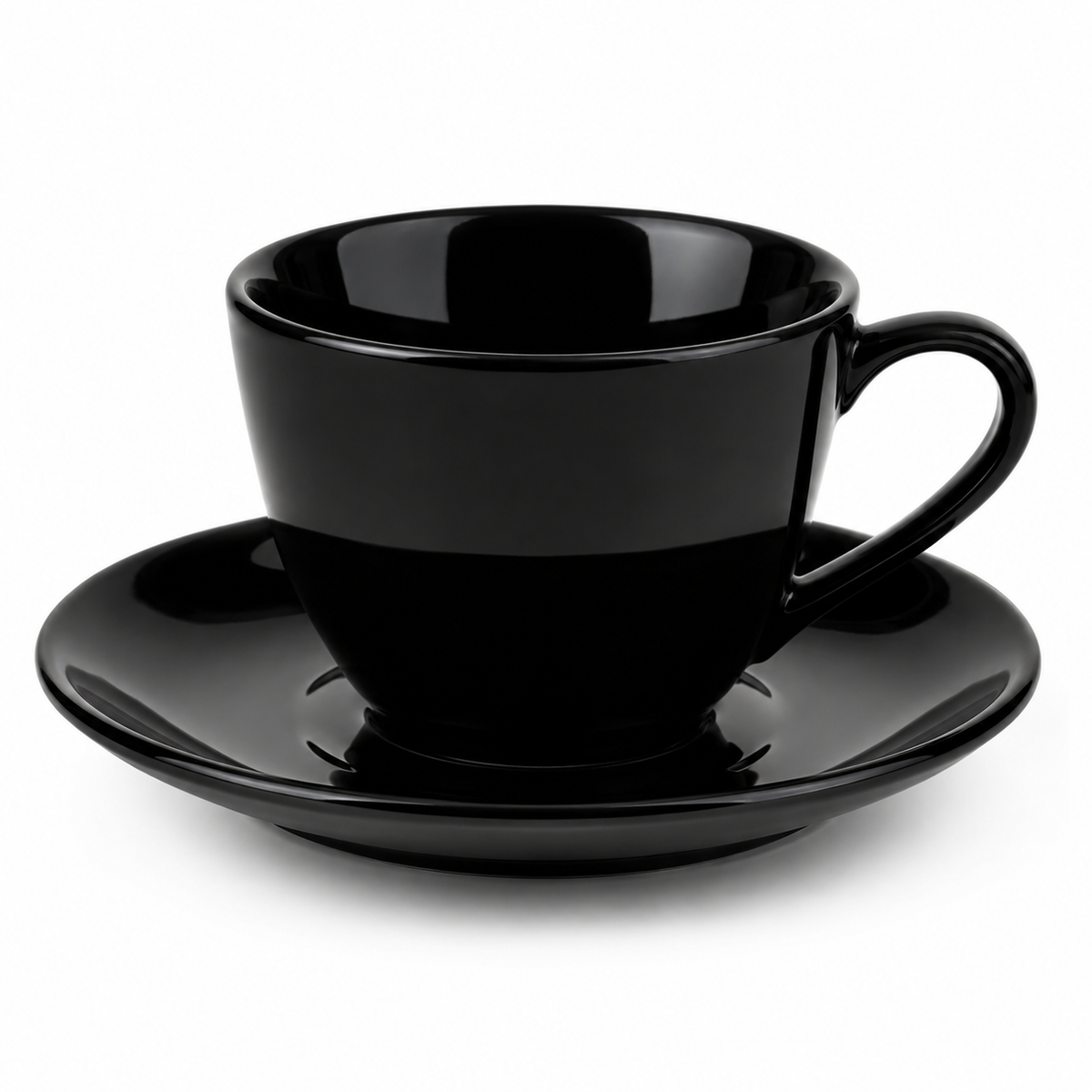 Opal Black Dinner Set Square Loose