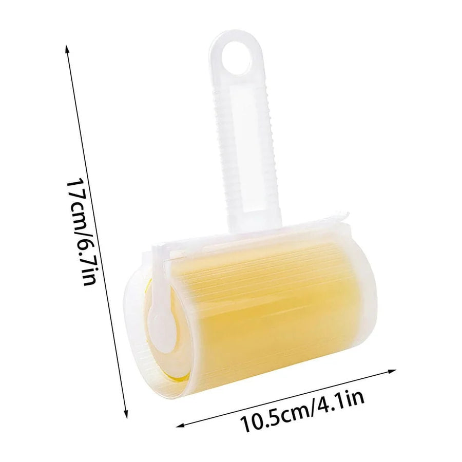 Reusable Washable Lint Roller – 360° Sticky Fluff & Pet Hair Remover