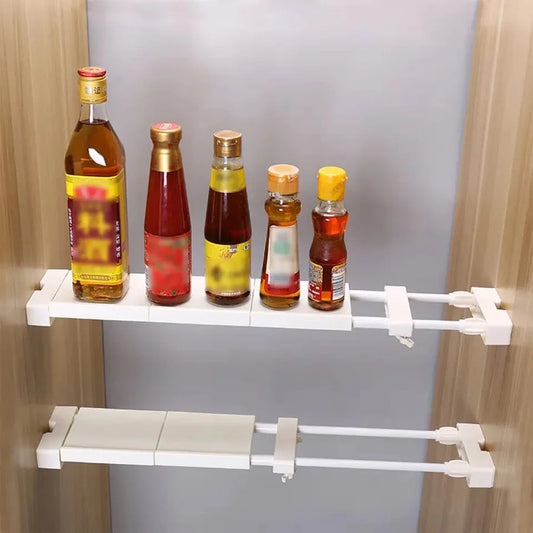 Telescopic Adjustable Storage Rack – Multipurpose Wall Mounted Organizer