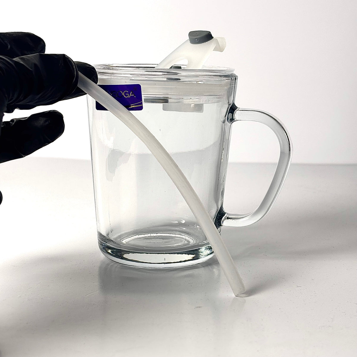 1 pcs Air-tight juice mug with straw & lid
