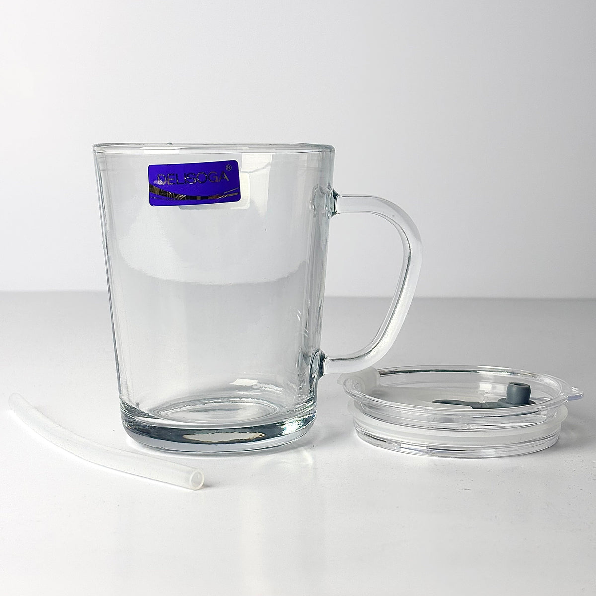 1 pcs Air-tight juice mug with straw & lid