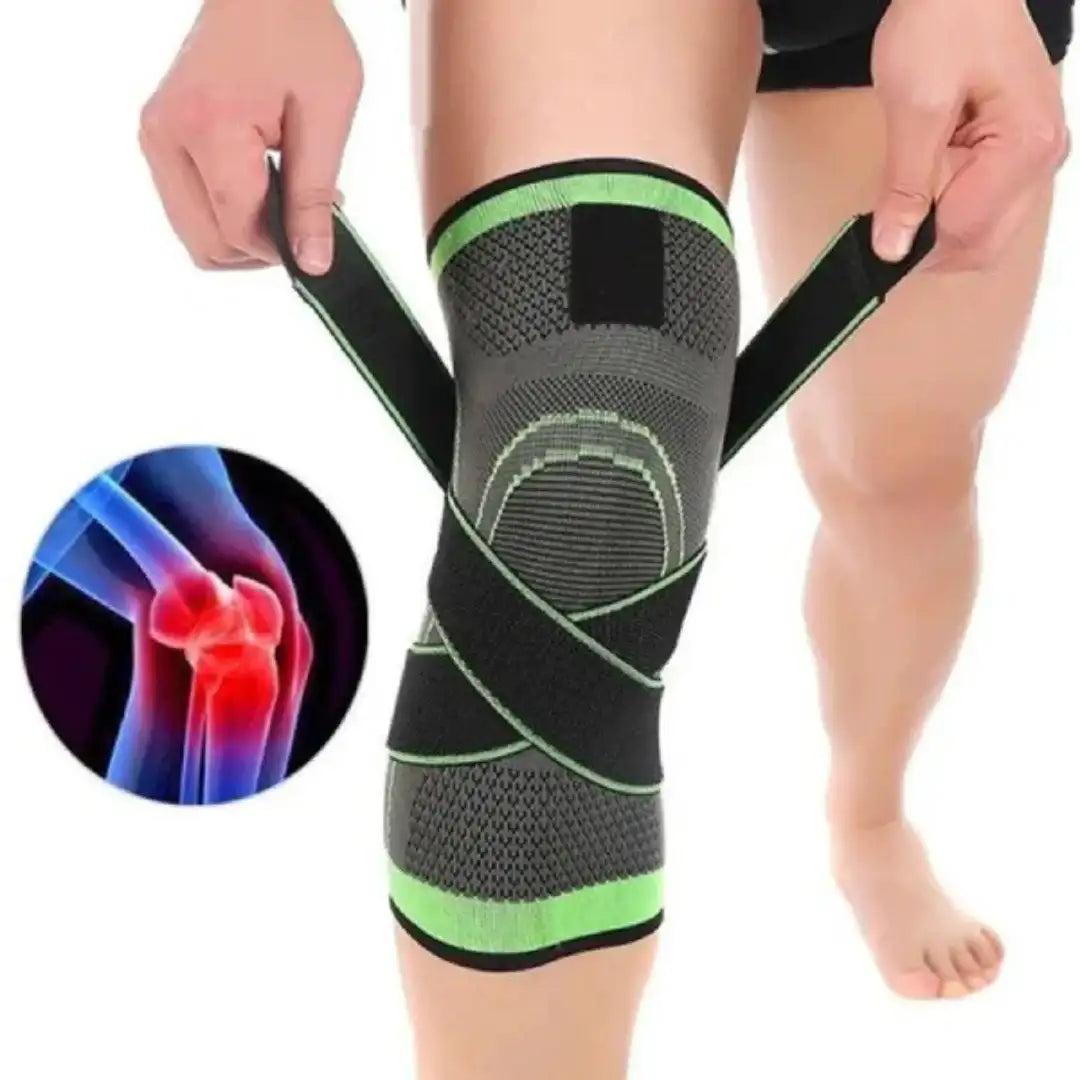 3D-Knit Anatomical Knee Sleeve – Slim Fit Sports Compression Sleeve