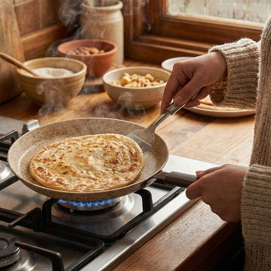 Falez Premium Granite Non-Stick Fry Pan | Made in Turkey | 90% Less Oil | Sizes 20cm – 32cm