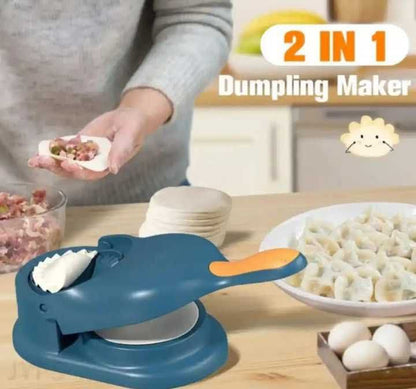 2-in-1 Dumpling & Samosa Mold – Manual Dough Press Maker