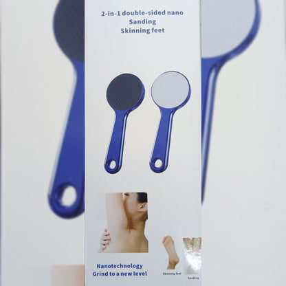 2-in-1 Nano Foot File & Hair Remover – Double-Sided Callus Remover