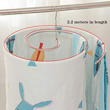 Spiral Blanket Hanger – Rotating Quilt Drying Rack