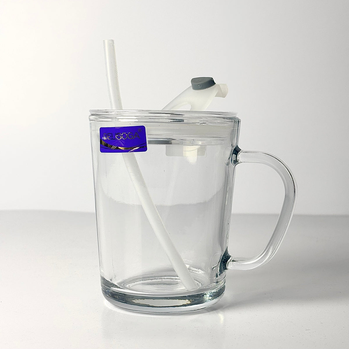 1 pcs Air-tight juice mug with straw & lid