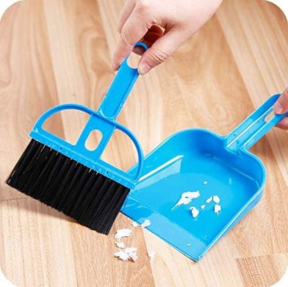 Mini Dustpan & Brush Set – Compact Desktop Cleaning Combo