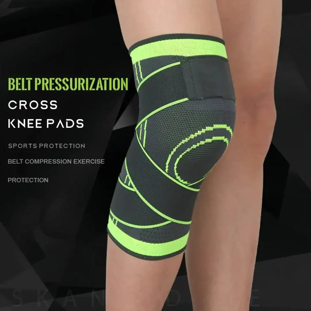 3D-Knit Anatomical Knee Sleeve – Slim Fit Sports Compression Sleeve