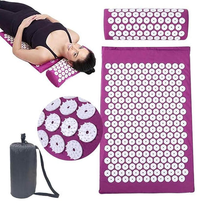 Acupressure Mat & Pillow Set – Full Body Relaxation Mat