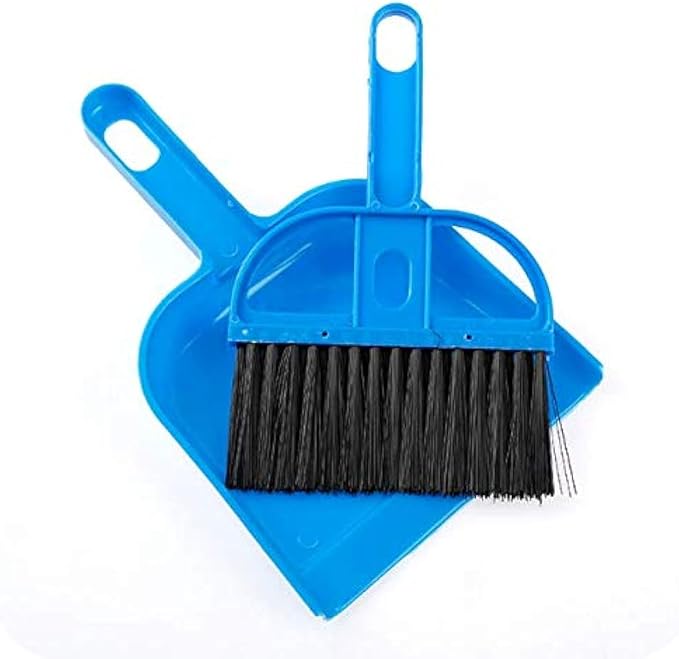 Mini Dustpan & Brush Set – Compact Desktop Cleaning Combo