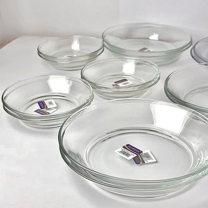 18 Pcs Crystal Plateset