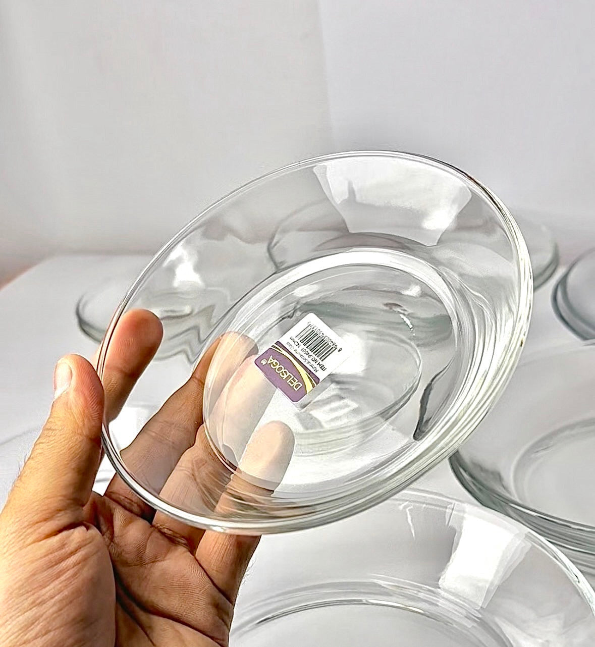 18 Pcs Crystal Plateset