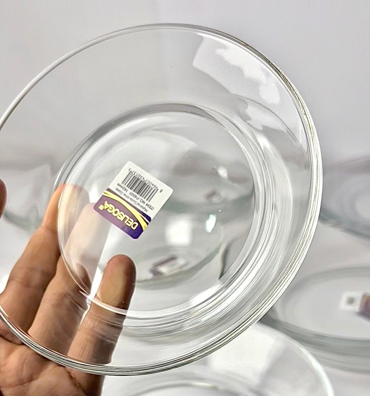 18 Pcs Crystal Plateset
