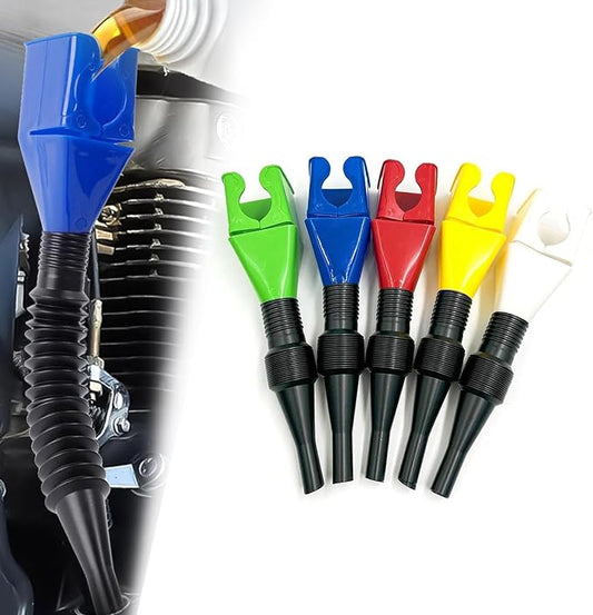 Collapsible Retractable Oil Funnel – Hands-Free Draining Funnel for Cars & Motorcycles