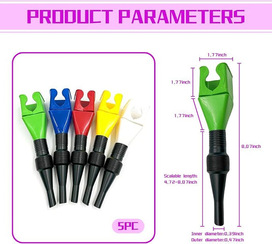 Collapsible Retractable Oil Funnel – Hands-Free Draining Funnel for Cars & Motorcycles