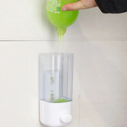Wall Mounted Soap Dispenser – 500ml Manual Hand Soap & Shower Gel Dispenser