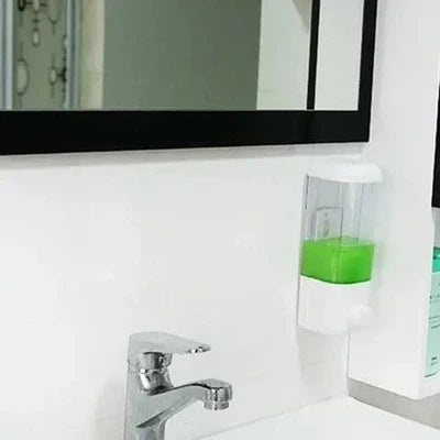 Wall Mounted Soap Dispenser – 500ml Manual Hand Soap & Shower Gel Dispenser