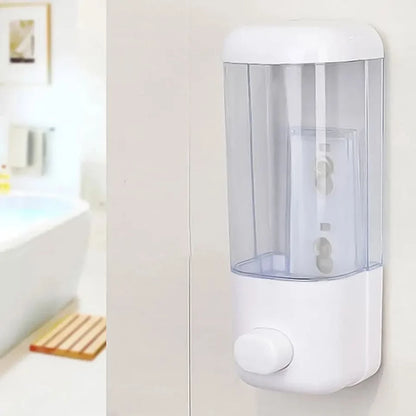 Wall Mounted Soap Dispenser – 500ml Manual Hand Soap & Shower Gel Dispenser