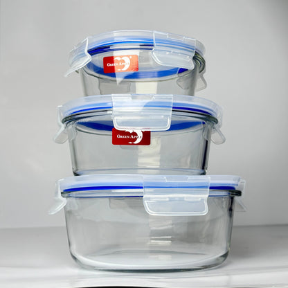 3 Pcs Air-tight bowl set | 400ml , 690ml , 950ml