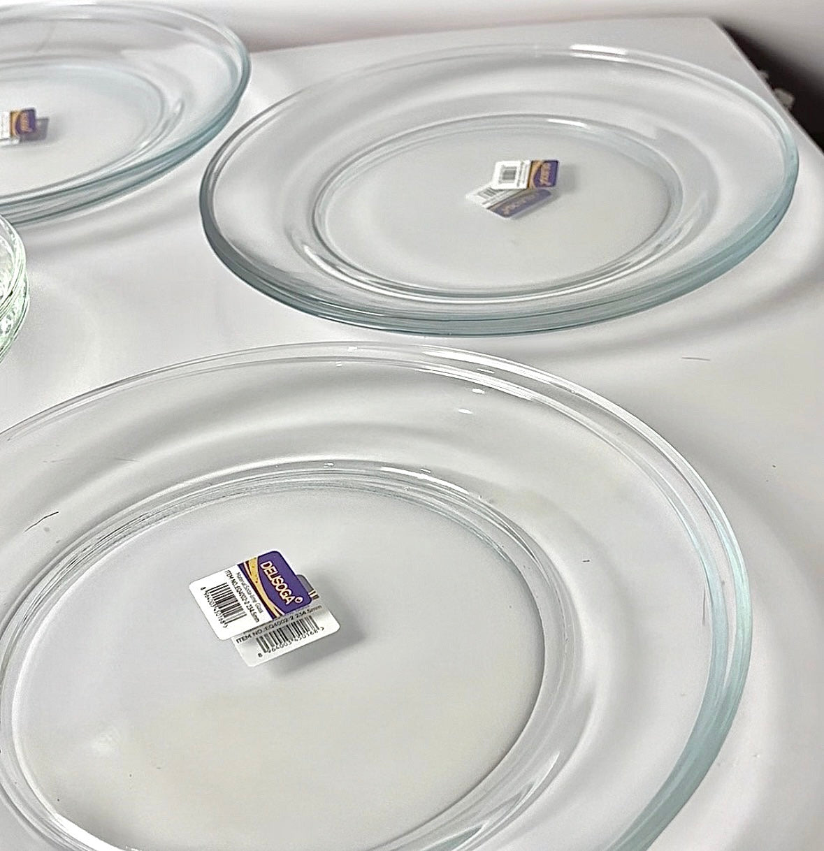 18 Pcs Crystal Plateset