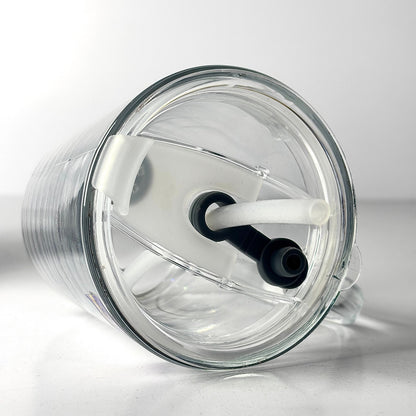 1 pcs Air-tight juice mug with straw & lid