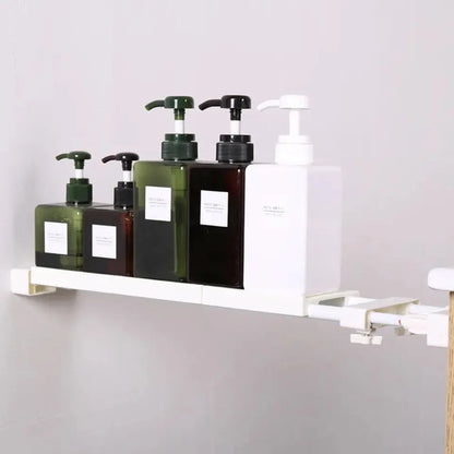 Telescopic Adjustable Storage Rack – Multipurpose Wall Mounted Organizer