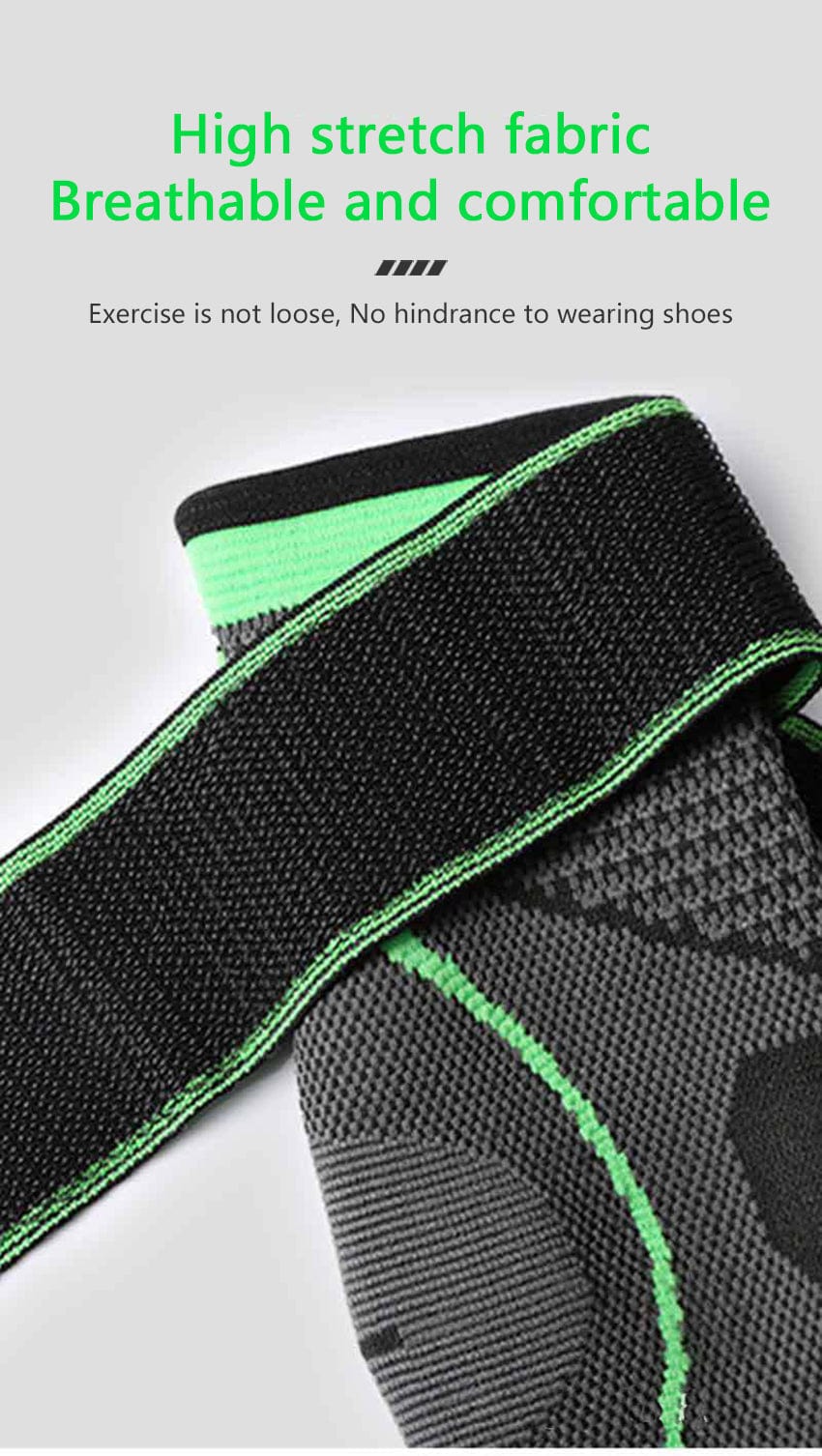 Ankle Support Brace – Adjustable Compression Sleeve (Single Piece)