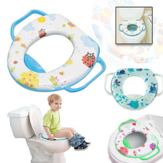 Baby Toilet Training Seat Cushion – Non-Slip Potty Seat with Handles