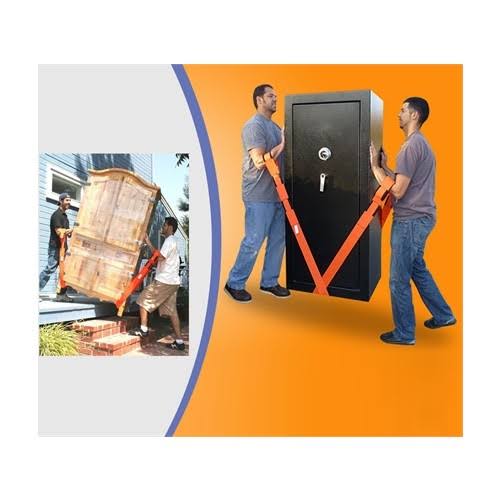2-Person Adjustable Moving Straps – Furniture & Appliance Lifting Harness