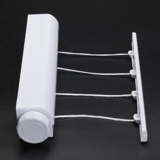 Wall Mounted 4 Line Retractable Laundry Hanger – Telescopic Clothesline
