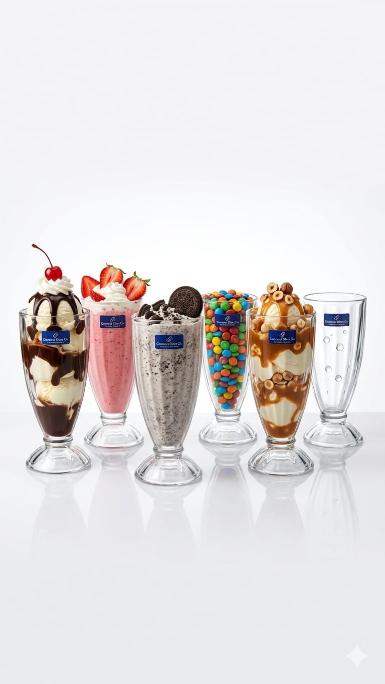 6 Pcs Smoothie Glass | BQLO17