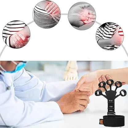 Silicone Finger Gripper – 6-Level Resistance Hand & Finger Trainer