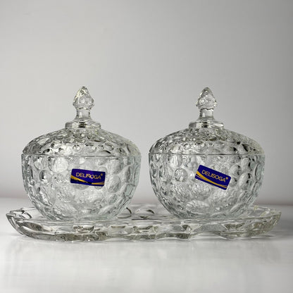 3 Pcs Candy jar set
