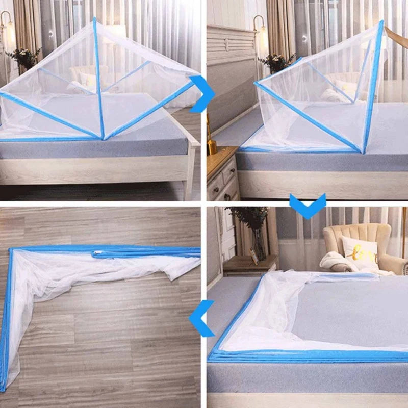 Foldable Mosquito Bed Net – Portable Pop-Up Protection Net