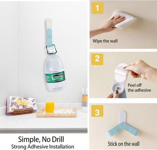 Wall Mounted Pot Lid Holder – Adjustable No-Drill Pan Cover Organizer