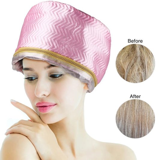Electric Thermal Hair Steamer Cap – Waterproof Deep Conditioning Heat Cap