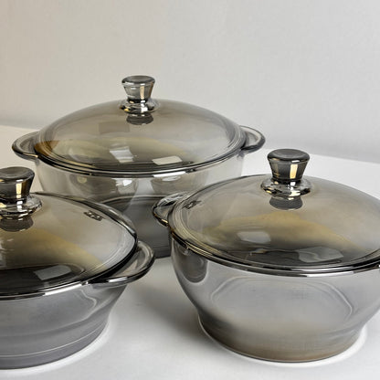 3 Pcs Casserole Set With Lid |EB100/L3HS