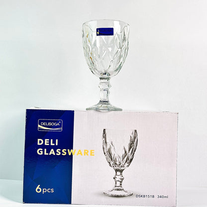 6 Pcs Wine  Glass Set | DSKB151B